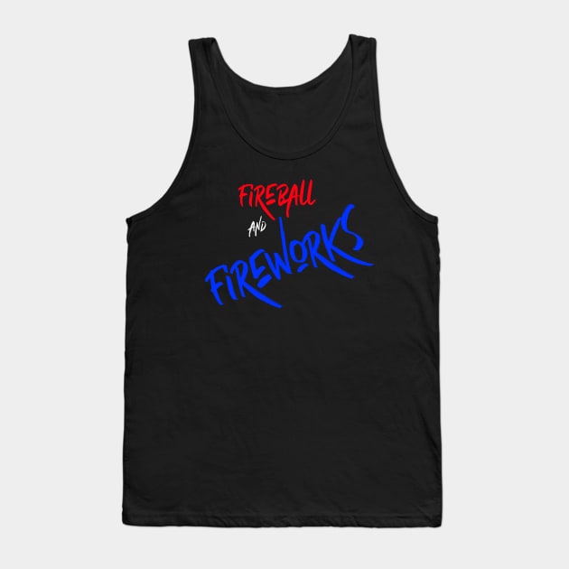 Fireball and Fireworks Tank Top by Satrok